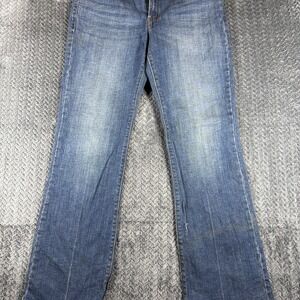 Levis 545 Jeans Womens 12 Medium Blue Denim Stretch Low Boot Cut Cowgirl Western